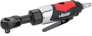 VIGOR Luftratsche ∙ V6554 ∙ 3/8 Zoll (10 mm) Vierkant massiv ∙ 236 mm