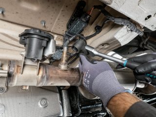 HAZET Abgassonden Einsatz 4680-10 ∙ 1/2 Zoll (12,5 mm) Doppel-Vierkant hohl ∙ Außen Sechskant Profil ∙ SW 20 mm