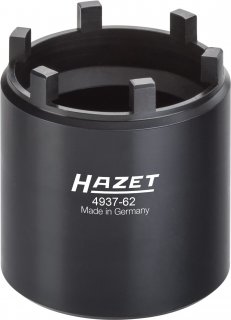 HAZET Nkw Zapfenschlüssel 4937-62 ∙ 3/4 Zoll (20 mm) Vierkant hohl ∙ Länge: 85 mm