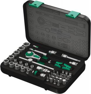 8100 SA 2 Zyklop Speed-Knarrensatz | 1/4"-Antrieb | metrisch | 42-te