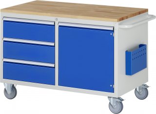 Montagewagen LL3.0.8 | B1145xT650xH795mm | 3xSchublade-TA | 1xTür | B-Top-25mm