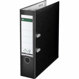 Leitz Ordner 10105095 DIN A4 80mm Polypropylen schwarz