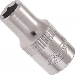VIGOR Sechskant Steckschlüsseleinsatz ∙ V2417N ∙ 1/4 Zoll (6,3 mm) Vierkant hohl ∙ Außen Sechskant Profil ∙ SW 5,5 mm