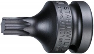 IMPACT-Schraubendrehereinsatz 1/2" T30 L.40mm