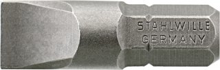 Bit-Schraubendrehereinsatz 0,5 x 3,0mm 6kant C 6,3 L.25mm