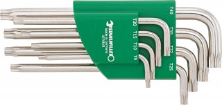 TORX® Winkelschraubendreher-Satz 10766/8 Bereich T9-T40 8 St.