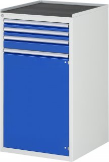 Schubladenschrank L7.13 | B580xT650xH1035mm | MT-Top-25mm | 3xSchublade-TA | 1xTür