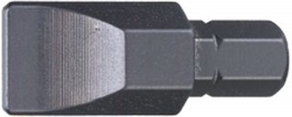 Bit-Schraubendrehereinsatz 1,0 x 7mm 6kant 3/8" L.40mm