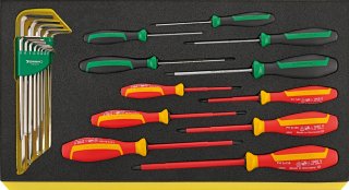 Schraubendreher-Satz DRALL+ TCS WT 4650-4665 VDE/10767a/24 24 St.