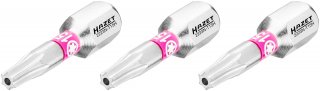 HAZET Bit 2223N-T15H/3 ∙ 1/4 Zoll (6,3 mm) Sechskant massiv ∙ Tamper Resistant TORX® Profil ∙ 3-teilig ∙ SW T15H