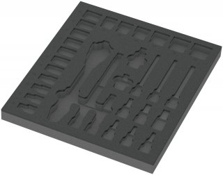 9822 Schaumstoffeinlage 8000 C Zyklop Knarre 1/2" Set 1 | ohne Wer