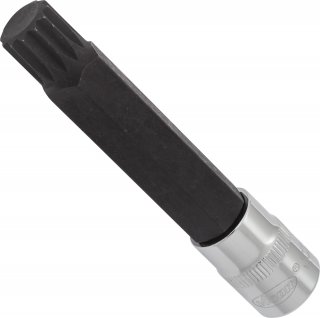 VIGOR Innenvielzahn Schraubendreher-Einsatz ∙ XZN ∙ V6120 ∙ 3/8 Zoll (10 mm) Vierkant hohl ∙ Innen Vielzahn Profil XZN ∙ SW M14