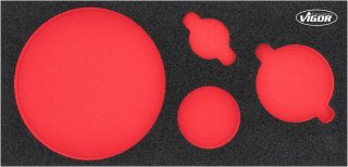 VIGOR Weichschaumeinlage ∙ leer ∙ V7263-L ∙ L x B x H: 393 mm x 282 mm x 35 mm