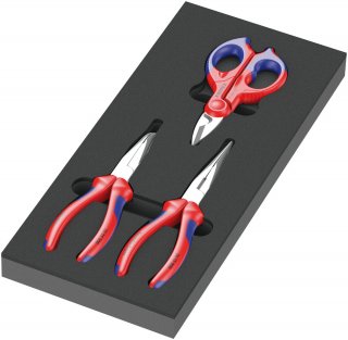 9781 Schaumstoffeinlage KNIPEX Zangen Set 2 | 3-teilig