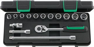 3/8 Steckschlüsselsatz 45/11/4 KN 15 St.