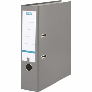ELBA Ordner smart 100202150 DIN A4 80mm PP grau