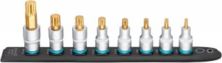 HAZET SmartRail ∙ Flexible Kunststoff-Steckleiste 990-SR/8 ∙ 1/2 Zoll (12,5 mm) Vierkant hohl ∙ Innen Vielzahn Profil XZN ∙ 8-te