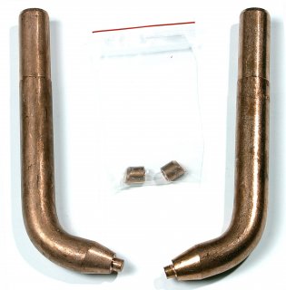 ELEKTRODENARM X2 x 2 - LG 220 mm - mit abgeschrägten Kappen ELEKTRODENARM X2 x 2 - LG 220 mm - mit abgeschrägten Kappen