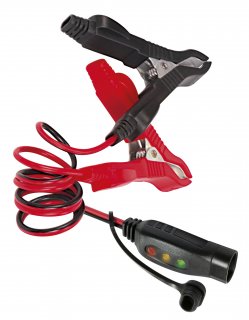 F2-Set - FLASH-Kabel mit Ladestandanzeige/Klemmen - 0,56 m