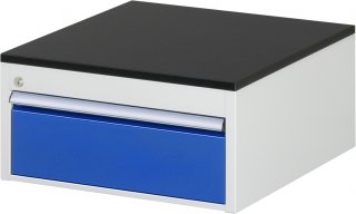 Schubladenschrank L1.0 | B580xT650xH280mm | M-Top-22mm | 1xSchublade-VA