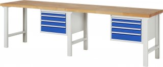 Werkbank 7132A1 | B3000xT700xH840mm | 8xSchublade-TA