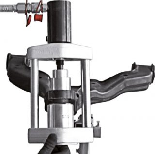 VIGOR Press-Stativ ∙ mit offener Platte ∙ mit Adapter um Platte zu schließen ∙ V2885 ∙ 9-teilig ∙ Anzahl Werkzeuge: 9