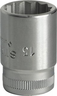 3/8" Steckschlüsseleinsatz SW 15mm L.31mm