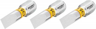 HAZET Bit 2208N-8/3 ∙ 1/4 Zoll (6,3 mm) Sechskant massiv ∙ Schlitz Profil ∙ 3-teilig ∙ SW 0,8 x 5,5 mm