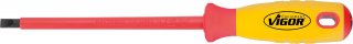 VIGOR VDE Schraubendreher ∙ V2061 ∙ Schlitz Profil ∙ SW 1,2 x 6,5 mm