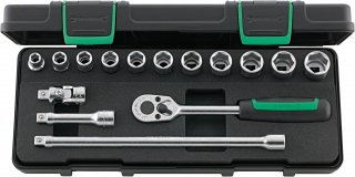 3/8 Steckschlüsselsatz 456/11/4 KN 15 St.