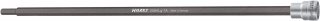 HAZET Antriebswellen Schraubendreher-Steckschlüsseleinsatz 2584LG-1A ∙ 3/8 Zoll (10 mm) Vierkant hohl ∙ Innen Sechskant Profil ∙