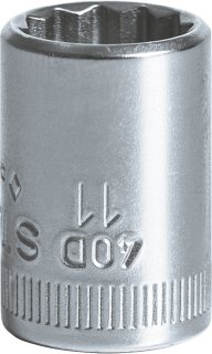 1/4" Steckschlüsseleinsatz SW 11mm L.23mm