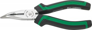 Telefonzange L.160mm Kopf verchromt Griffe 2-Komponenten-Griffe