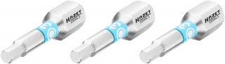 HAZET Bit 2204N-3/3 ∙ 1/4 Zoll (6,3 mm) Sechskant massiv ∙ Innen Sechskant Profil ∙ 3-teilig ∙ SW 3 mm
