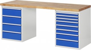Werkbank 7822A3 | B2000xT700xH890mm | 12xSchublade-TA