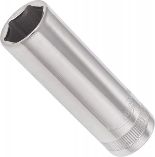 VIGOR Sechskant Steckschlüsseleinsatz ∙ lang ∙ V2313N ∙ 3/8 Zoll (10 mm) Vierkant hohl ∙ Außen Sechskant Profil ∙ SW 15 mm