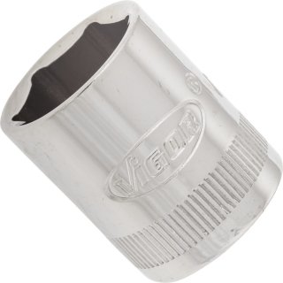 VIGOR Steckschlüsseleinsatz ∙ V2269N ∙ 3/8 Zoll (10 mm) Vierkant hohl ∙ Außen Sechskant Profil ∙ SW 15 mm
