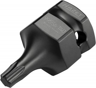HAZET Kraft-Schraubendreher-Steckschlüsseleinsatz 995S6-T40 ∙ 1/2 Zoll (12,5 mm) Vierkant hohl | 24 mm Außen-Sechskant ∙ Innen TO