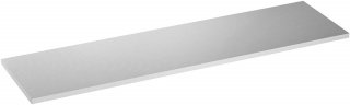 VIGOR Edelstahl-Arbeitsplatte Tief ∙ groß ∙ V6000-02588-XD ∙ L x B x H: 2588 mm x 700 mm x 40 mm
