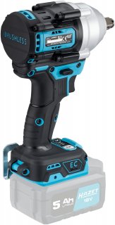 HAZET Akku-Schlagschrauber 9512-950/4 ∙ Lösemoment maximal [Nm]: 950 Nm ∙ 1/2 Zoll (12,5 mm) Vierkant massiv ∙ 4-teilig