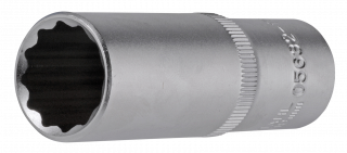 Steckschlüsseleinsatz | 1/2" | Zwölfkant | 19 mm | tief Steckschlüsseleinsatz | 1/2" | Zwölfkant | 19 mm | tief
