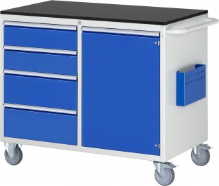 Montagewagen LL5.20.12 | B1145xT650xH970mm | 4xSchublade-TA | 1xTür  | M-Top-20mm