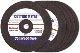 5 Trennscheibe - Ø 100 mm - D. 1,6 mm - für Druckluftwinkelschleifer 5 Trennscheibe - Ø 100 mm - D. 1,6 mm - für Druckluftwinkelschleifer