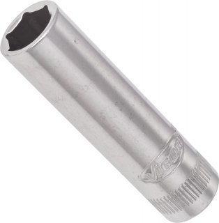 VIGOR Sechskant Steckschlüsseleinsatz ∙ lang ∙ V2538N ∙ 1/4 Zoll (6,3 mm) Vierkant hohl ∙ Außen Sechskant Profil ∙ SW 9 mm