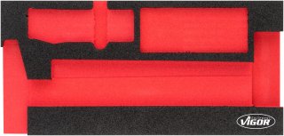 VIGOR Weichschaumeinlage ∙ leer ∙ V5006-L ∙ L x B x H: 393 mm x 188 mm x 35 mm