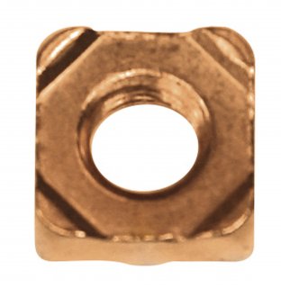 100 Vierkantmuttern - M8