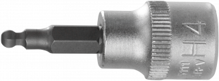 Schraubendreheinsatz | 3/8" | Innensechskant | 4 mm | mit Kugelkopf
