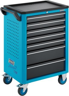 HAZET Werkstattwagen Assistent 176N-7 ∙ einzeln 176N-7 ∙ L x B x H: 780 mm x 498 mm x 1018 mm ∙ Schubladen | flach: 5× 81 x 522 x