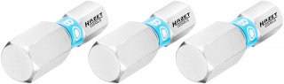 HAZET Bit 2204N-8/3 ∙ 1/4 Zoll (6,3 mm) Sechskant massiv ∙ Innen Sechskant Profil ∙ 3-teilig ∙ SW 8 mm