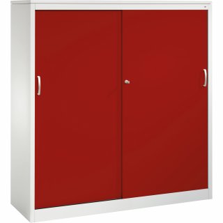 C+P Akten-Sideboard 21581200S10015 2x4OH 1600x1600x500mm lgr/rrt